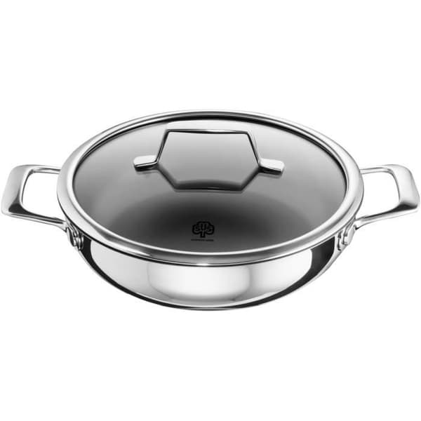 Schulte-Ufer Sauteuse ASTRAL i rostfritt stål med Universus-struktur 24 cm