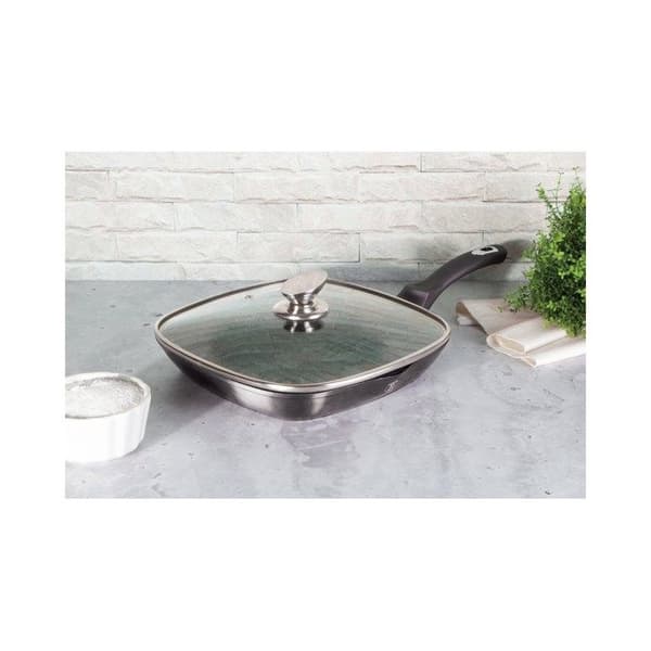 Grillpanna - Berlinger Haus - Carbon Pro - Smidd aluminium - Non-stick - 28 x 28 cm