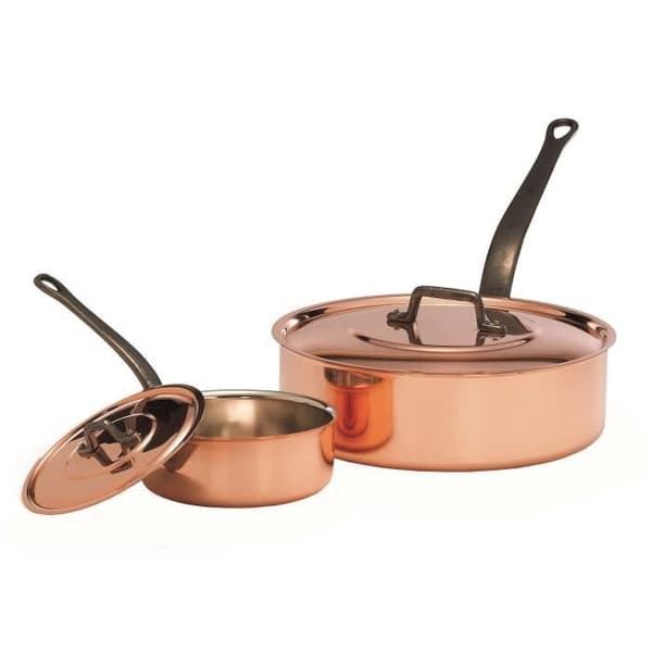 BAUMALU Sauté pan + kopparlock - 22 cm
