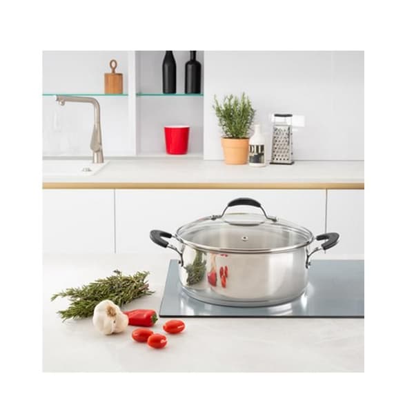 Lagostina rostfri stekpanna 26cm + lock - 012896032426