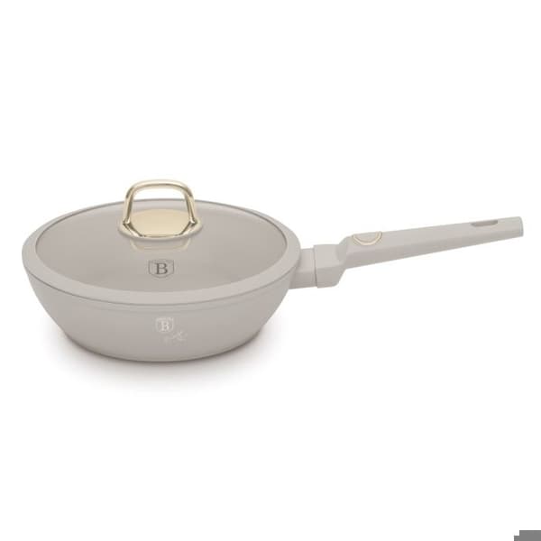 BERLINGERHAUS Djup stekpanna med titanbelagd yta och lock 24 cm Kollektion Sahara BH-8062