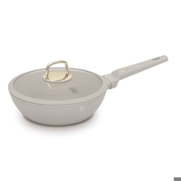 BERLINGERHAUS Djup stekpanna med titanbelagd yta och lock 24 cm Kollektion Sahara BH-8062