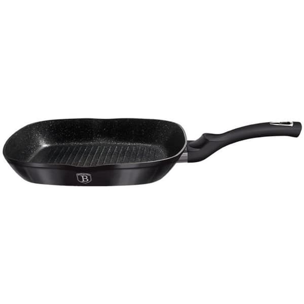 Grillpanna - Berlinger Haus - Metallisk - Smidd aluminium - 28 cm - Marmorbeläggning