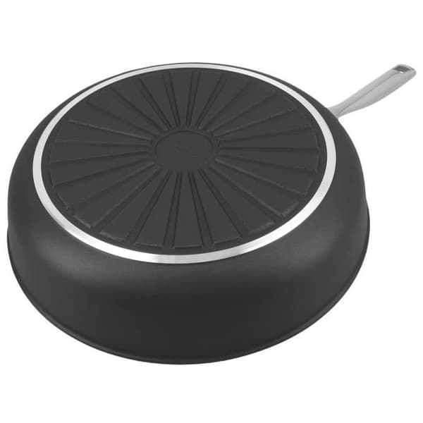 DEMEYERE - Alu Pro 5 - Hög Antihäftande Stekpanna, 28 cm, Aluminium, Svart Silver