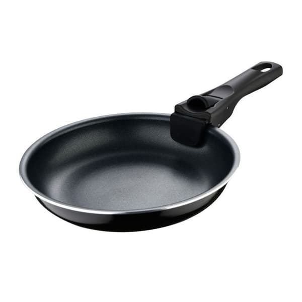Bergner Click & Cook 4 delar svart aluminium stekpanna set (4 enheter)