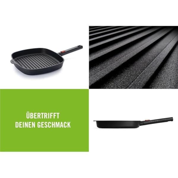 Grillpanna - Woll - Diamond Logic XR - Induktion - 28 x 28 cm - Svart