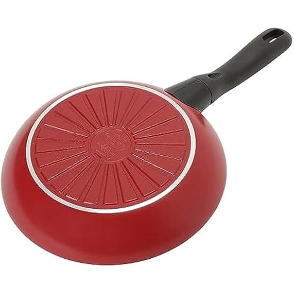 Stekpanna Caprera Z1025-117 - BALLARINI - 26 cm - Röd - Tillverkad i Italien - Induktionskompatibel