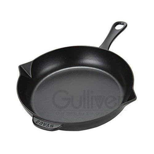 Staub 40510-617-0 Stekpanna i gjutjärn, mattsvart, 26 cm 40510-617-0
