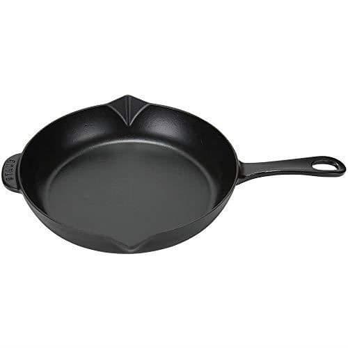Staub 40510-617-0 Stekpanna i gjutjärn, mattsvart, 26 cm 40510-617-0