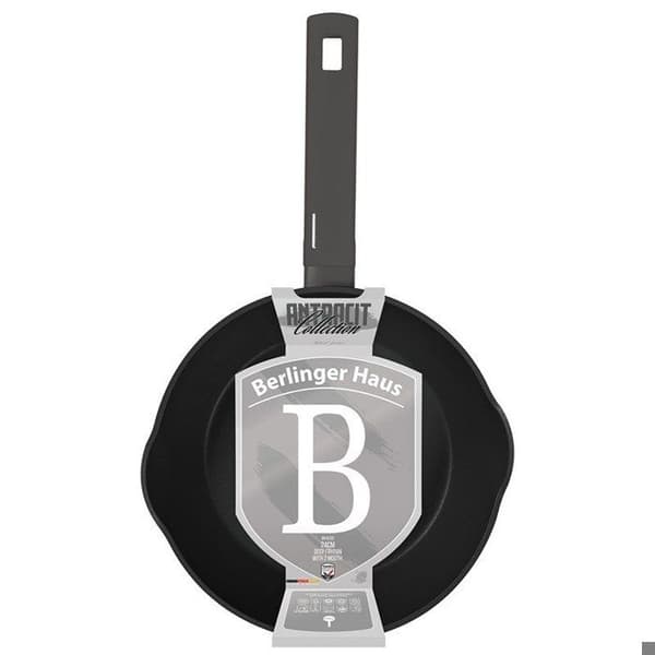 Djup panna - BERLINGERHAUS - BH-8120 - 24 cm - Smitt aluminium - TitanPro non-stick