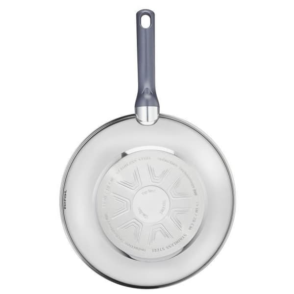 TEFAL Dailycook Wokpanna i rostfritt stål - Ø 28 cm - Alla värmekällor inklusive induktion