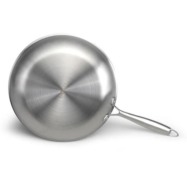 Brigade - Stekpanna i rostfritt stål 28 cm - LIVOO - MEP159 - Triply rostfritt stål - För alla värmekällor inklusive induktion - Tillverkad i Frankri