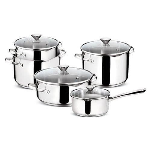 Köksset - Lagostina - 716600009 - Rostfritt stål 18/10 - Utmärkt matlagning - Kompatibel med alla spisar