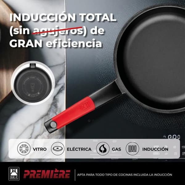 Grillset - BRA - A411235 - Aluminiumtryck - Non-stick - Set med 3 delar
