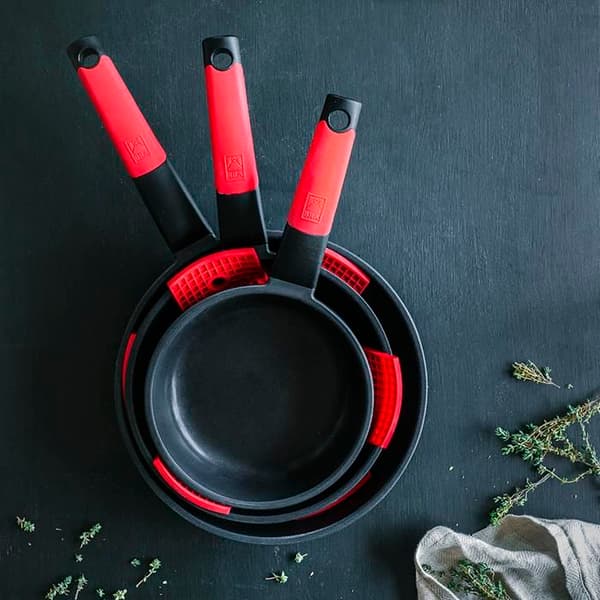 Grillset - BRA - A411235 - Aluminiumtryck - Non-stick - Set med 3 delar