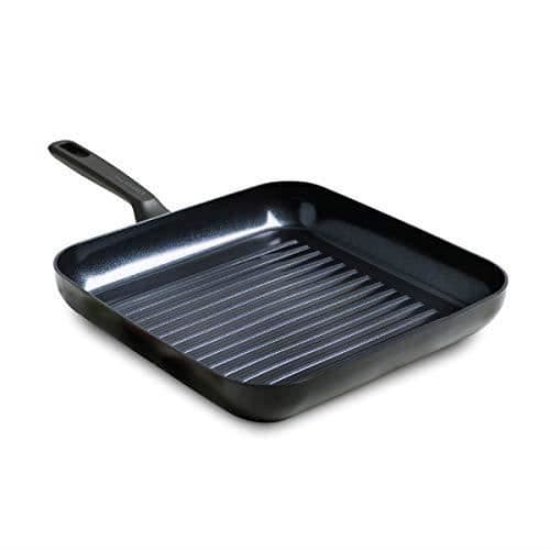 GreenPan CC001661-001 Memphis 28 cm Grillpanna - 100% utan PFOA-PFA - Hälsosam keramisk non-stick beläggning - för CC001661-00