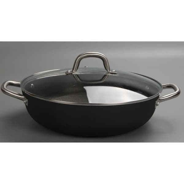 Sautépanna med lock - GSW - Robusta - Ø 30 cm - Gjutstål - Non-stick - Alla värmekällor inklusive induktion