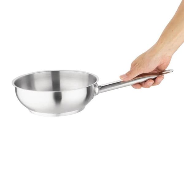 Sautépanna - Vogue - 20 cm - 18/10 rostfritt stål - Induktionskompatibel - Hällpip