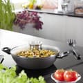 Miniatyrbild 3 av 4: STONELINE® CERAMIC Serveringspanna 28 cm - Non-stick keramisk beläggning - med smakgivande glaslock - Induktion