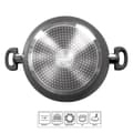 Miniatyrbild 2 av 4: STONELINE® CERAMIC Serveringspanna 28 cm - Non-stick keramisk beläggning - med smakgivande glaslock - Induktion