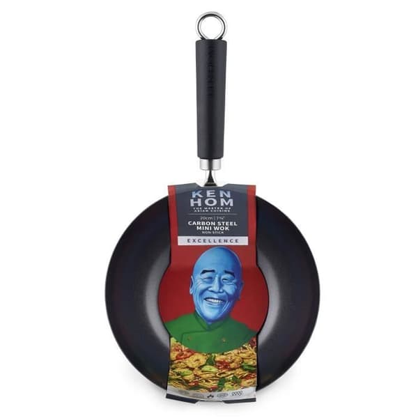 Ken Hom Wok Kolstål Svart - KH420001