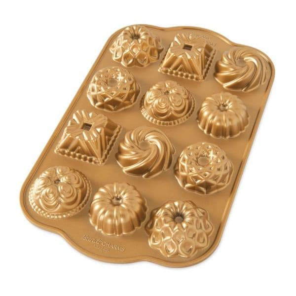 Nordicware Bundt Charmingform 12 kavitet - Guld