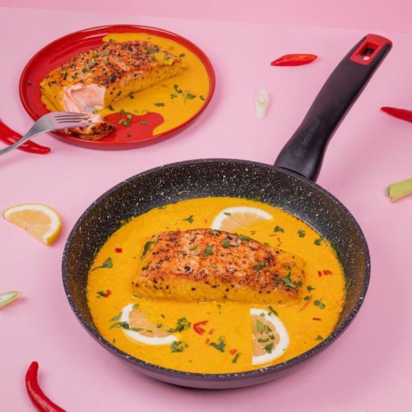 Stekpanna - Monix - M810028 - 28 cm - Stål - Non-stick - Kompatibel med alla typer av spisar