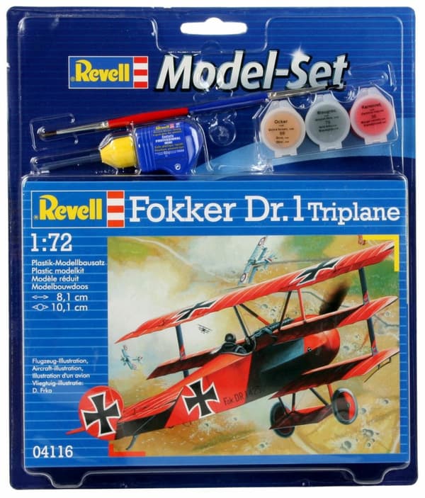 Model Set Fokker Dr. 1 Tripla