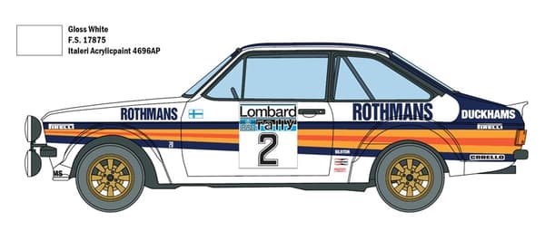 ITALERI 1:24 - Ford Escort RS1800 Mk.II