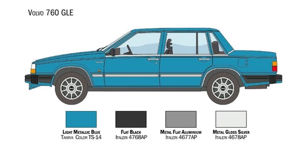 ITALERI 1:24 - Volvo 760 GLE