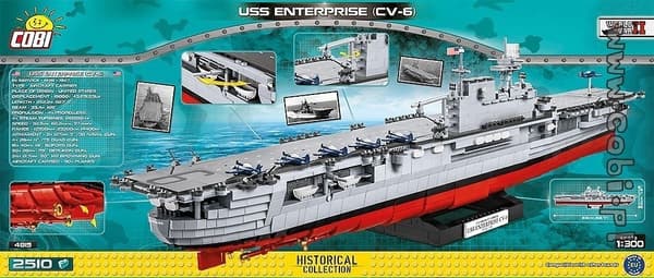 Cobi USS Enterprise CV-6