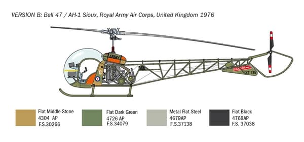 ITALERI 1:48 - OH-13 Sioux