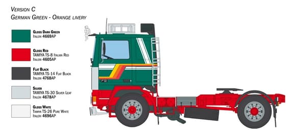 ITALERI 1:24 - Volvo F12 Intercooler Low Roof