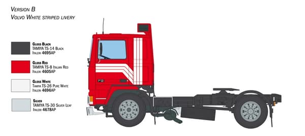 ITALERI 1:24 - Volvo F12 Intercooler Low Roof