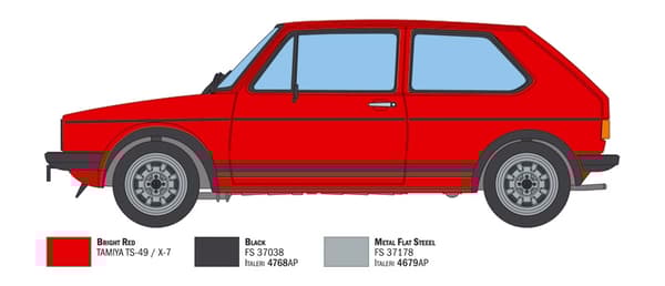 ITALERI 1:24 - VW Golf GTI 1976/1978