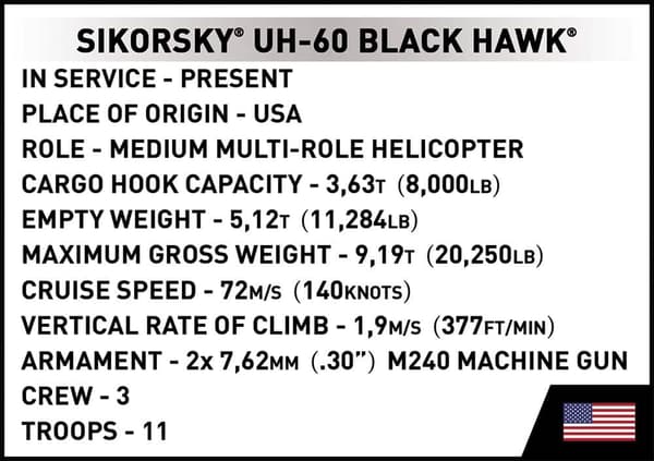 Cobi Sikorsky UH-60 Black Hawk