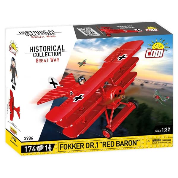 Cobi Fokker DR. 1 rød baron