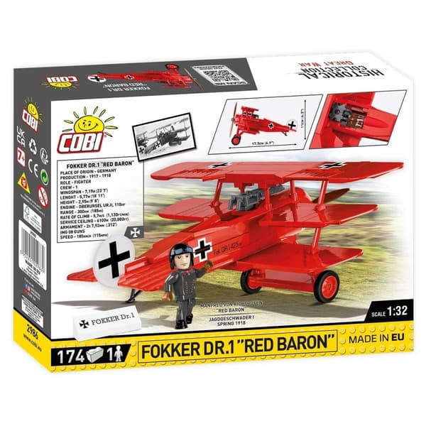 Cobi Fokker DR. 1 rød baron