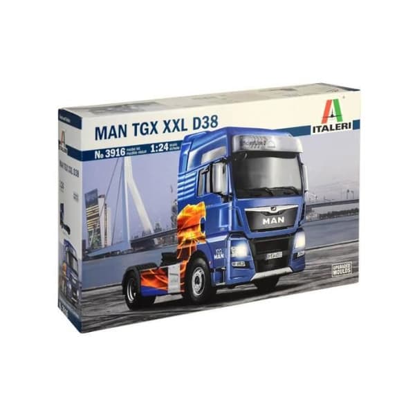 Lastbilsmodell - Man TGX XXL D38 - Längd 25,7 cm - Svårighetsgrad 4