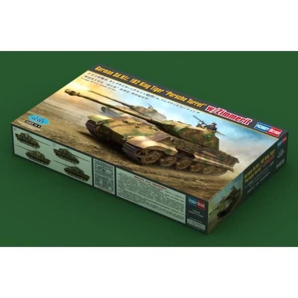 Tyska Sd.Kfz.182 King Tiger "Porsche Turret" m/ Zimmerit