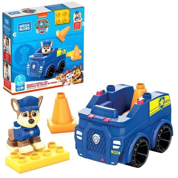 Mega Bloks - Paw Patrol Polisfordon - Byggstenar - Från 3 år