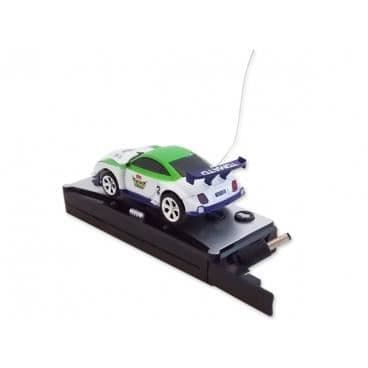 Mini fjärrkontroll bil kan förvaring blå