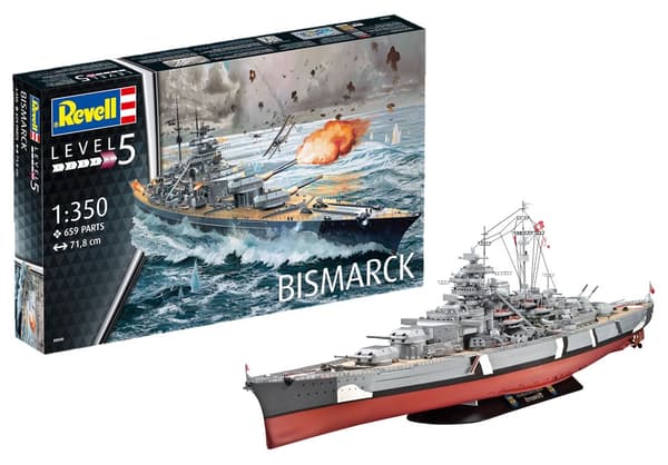 Revell 1:350 - Slagskib Bismarck