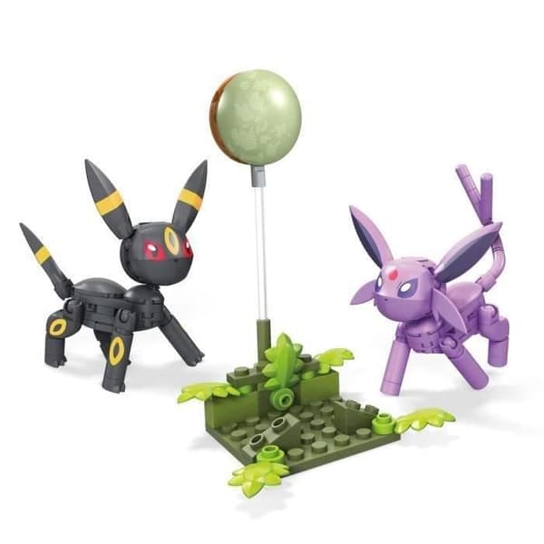 Mega Construx - Pokémon - Noctali & Mentali - byggleksak - 7 år och +