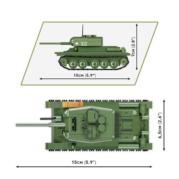 Cobi T-34-85 Tanks