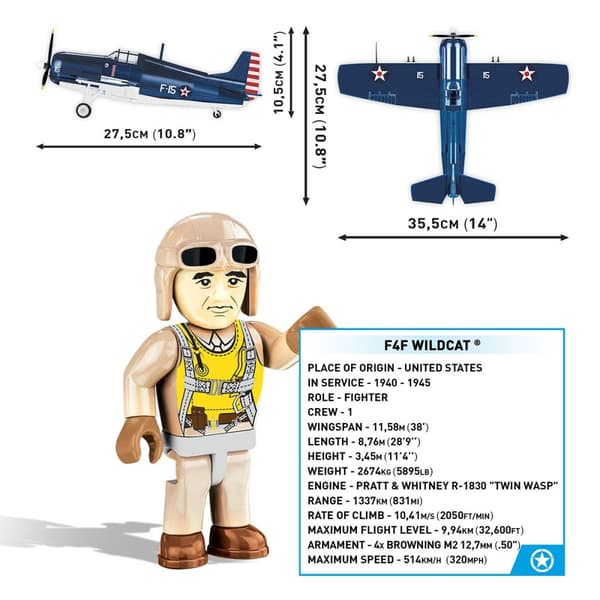 Cobi Northrop F4F Wildcat