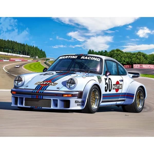Bilmodell - REVELL - Porche 934 RSR Martini - 104 delar - Skala 1/24 - Plast