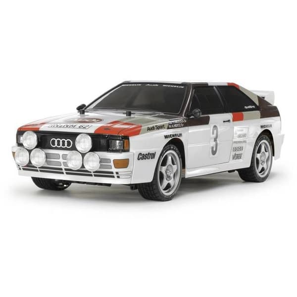 TAMIYA radiostyrd elbil - Audi Quattro Rallye A2 Chassi TT02 - 4x4 - 1/10