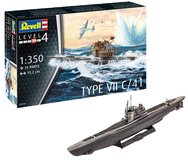 Revell 1:350 - Type VII C/41 ubåd