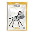 Miniatyrbild 2 av 2: Mjukt gummi och pinnar kit - Zebra - KREATIVT FRÖ VI HAR ALLA TALANG - 5 år gammal - Barn - Blå
